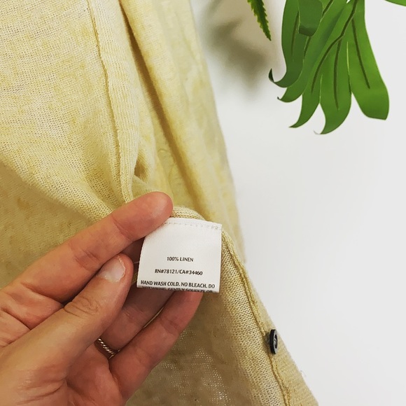 Eileen Fisher Linen Cardigan Sweater XL - Picture 3 of 5